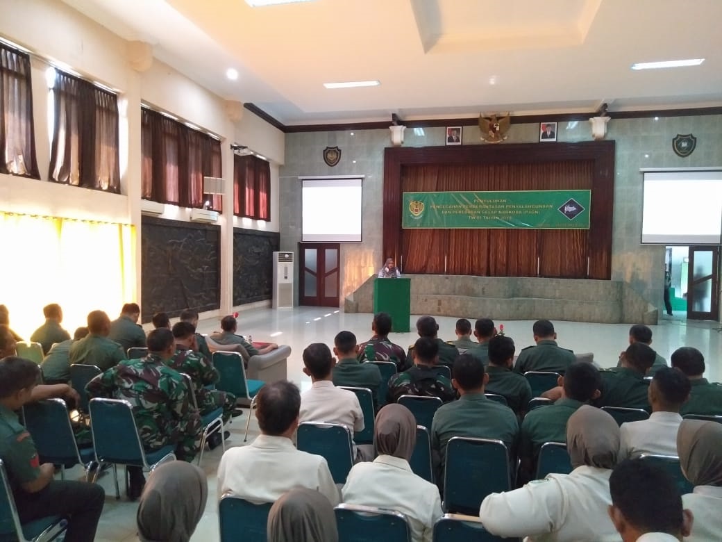 Sosialisasi P4GN di lingkungan Korem 061 Surya Kencana