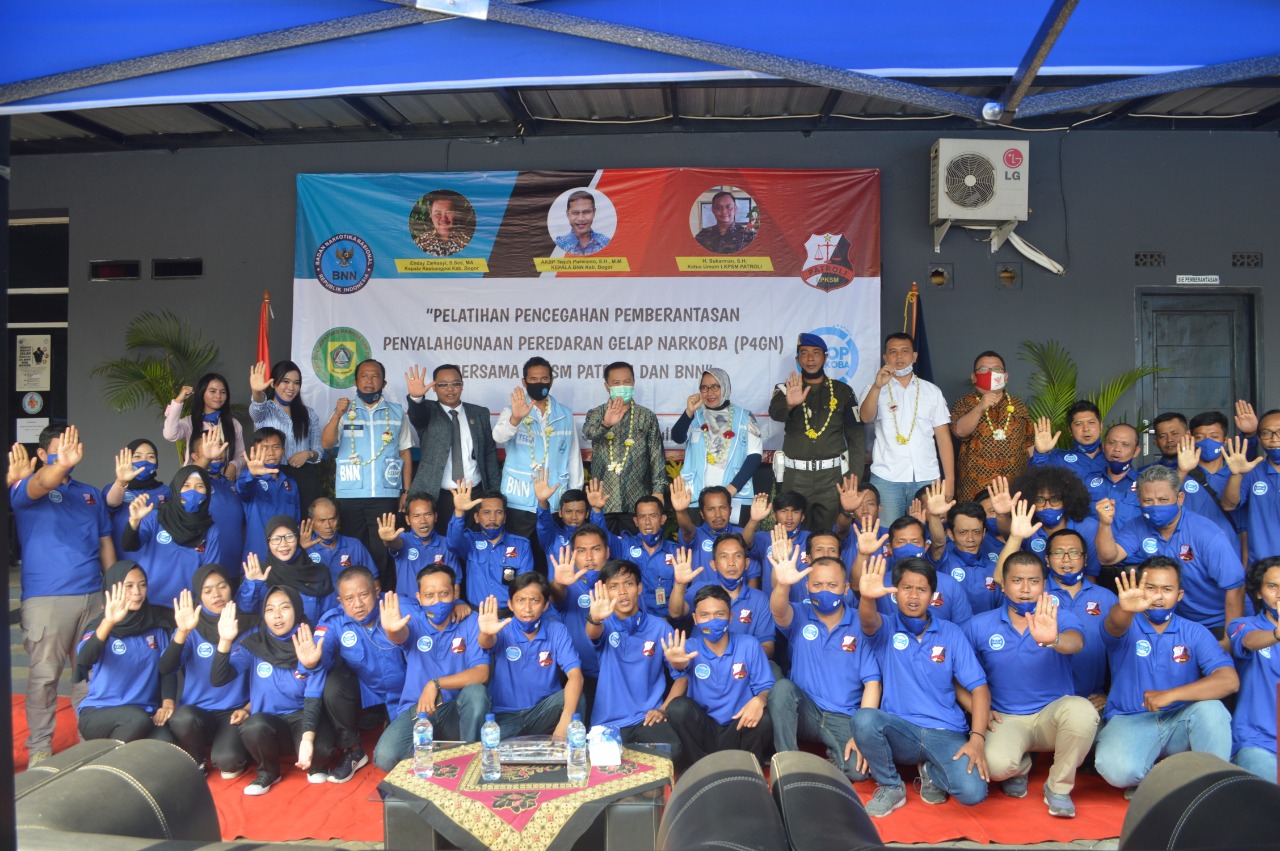BNN Kabupaten Bogor Berikan Sosialisasi pada KSM Patroli