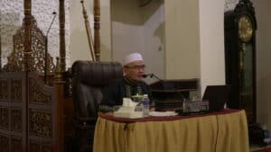 Kepala BNNK Bogor menghadiri undangan Kajian Shubuh serta Sosialisasi tentang P4GN di Masjid Darussalam Kota Wisata.
