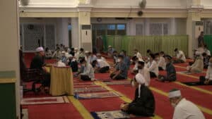 Kepala BNNK Bogor menghadiri undangan Kajian Shubuh serta Sosialisasi tentang P4GN di Masjid Darussalam Kota Wisata.