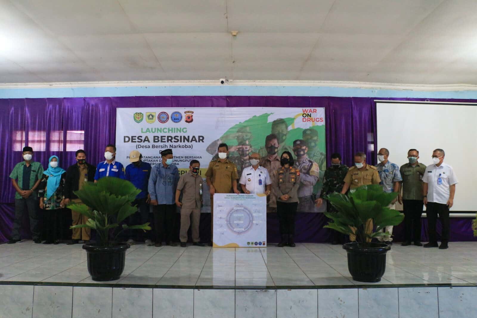 Deklarasi Launching Desa Bersinar Gunung Putri