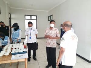 BNNK Bogor Melaksanakan Kegiatan Sosialisasi P4GN dan kegiatan Tes Urine Pemberdayaan Masyarakat di Kecamatan Cigudeg