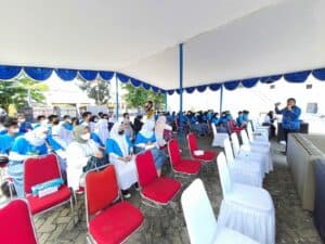 Puncak Perayaan HUT BNN Ke-20 BNNK Bogor Melaksanakan kegiatan Pencanangan Zona Integritas, Pagelaran Seni budaya serta talkshow dan Donor Darah di Lingkungan BNNK Bogor