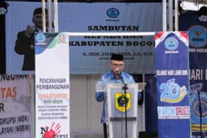 Puncak Perayaan HUT BNN Ke-20 BNNK Bogor Melaksanakan kegiatan Pencanangan Zona Integritas, Pagelaran Seni budaya serta talkshow dan Donor Darah di Lingkungan BNNK Bogor