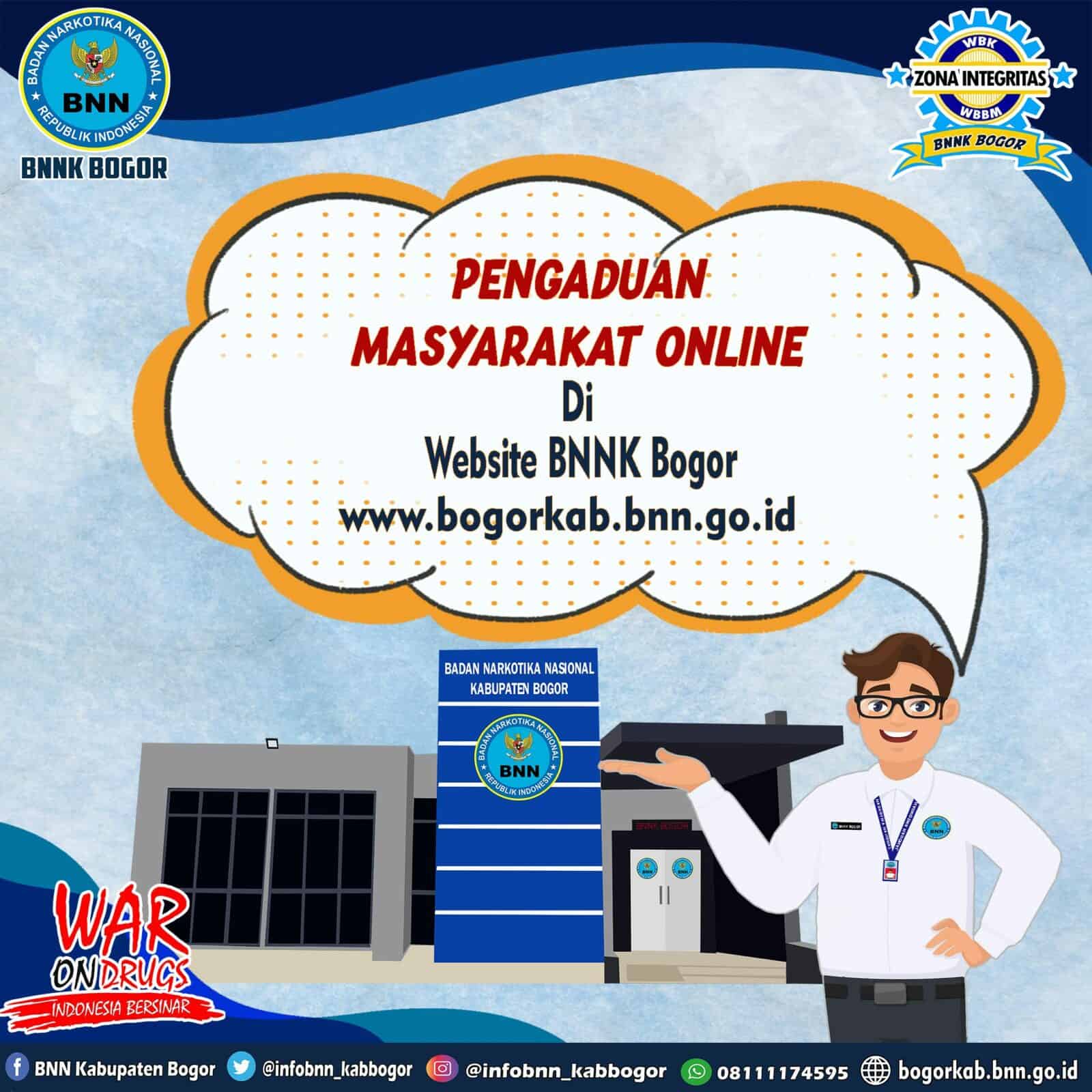 PENGADUAN ONLINE BNNK BOGOR
