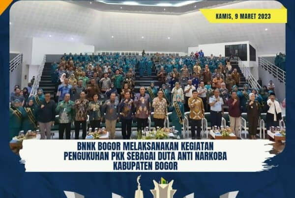 BNNK Bogor Melaksanakan Kegiatan Pengukuhan Duta Anti Narkoba Tim Penggerak PKK Se Kabupaten Bogor