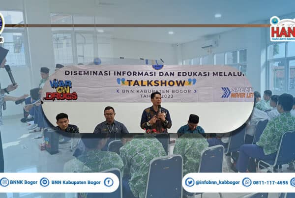 BNNK Bogor Melaksanakan Kegiatan Sosialisasi P4GN di Lingkungan Pelajar SMP Al-Azhar Syifa Budi