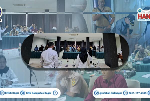 BNNK Bogor melaksanakan Kegiatan Rapat Koordinasi dalam Rangka Pelaksanaan Fasilitasi Advokasi Program Ketahanan Keluarga Anti Narkoba berbasis Sumber Daya Pembangunan Desa