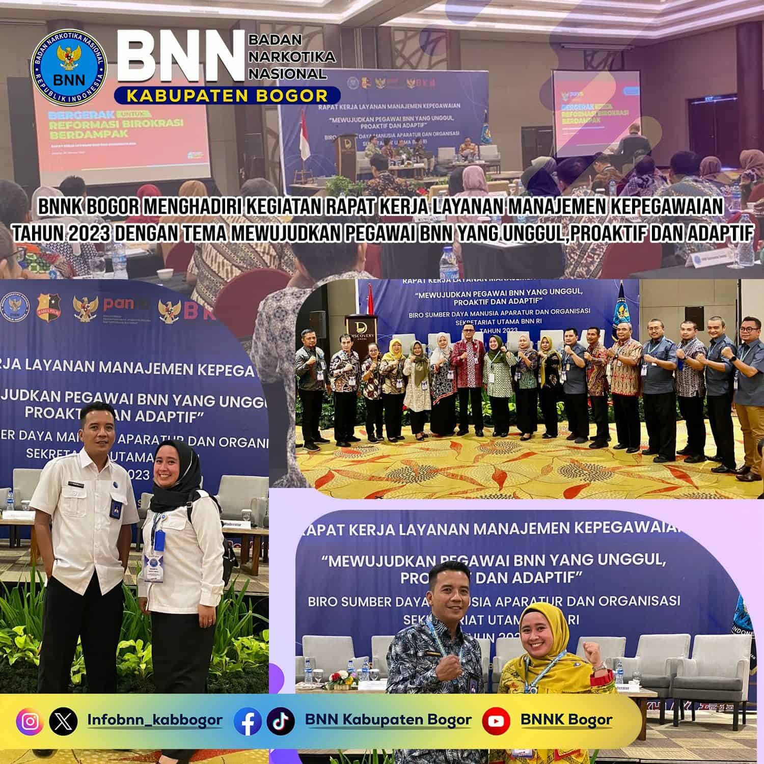 BNN RI Maksimalkan Peningkatan Kedisiplinan dan Sistem Kepegawaian BNN RI Maksimalkan Peningkatan Kedisiplinan dan Sistem Kepegawaian
